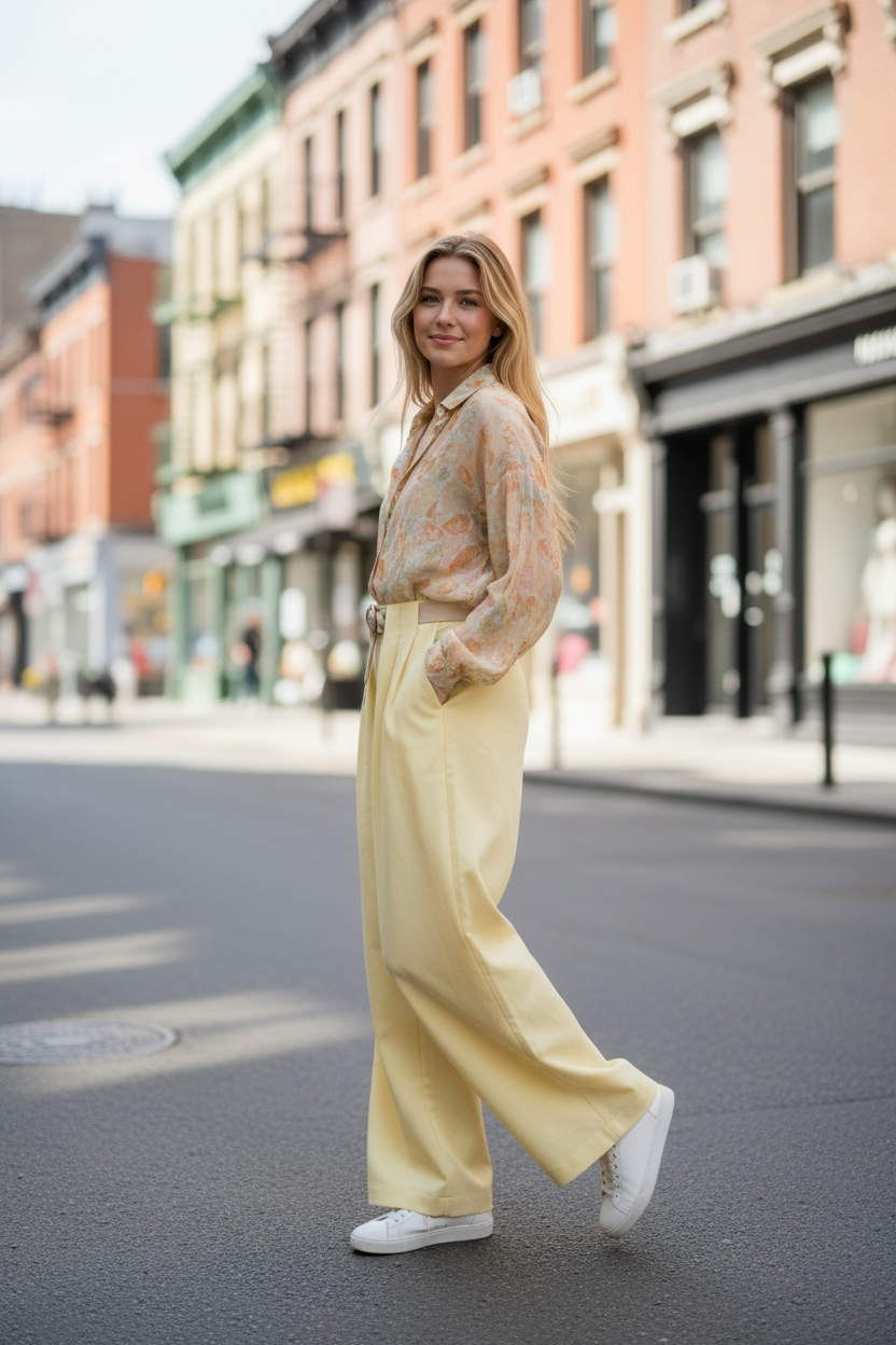 Butter Yellow Pants