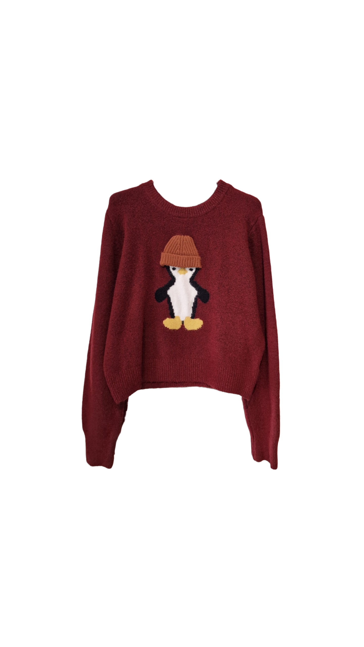 Πλεκτό με πιγκουίνο