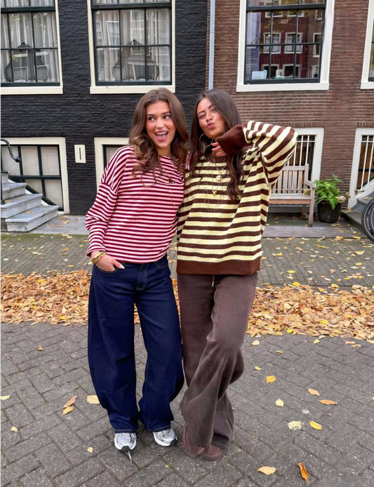 Ριγέ πουλόβερ