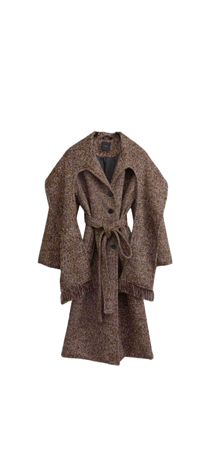 Παλτό με μακρύ γιακά